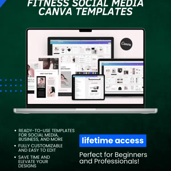 Fitness Social Media Canva Templates