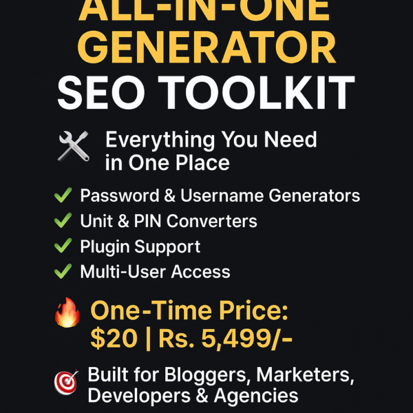 All-in-One Generator SEO Toolkit