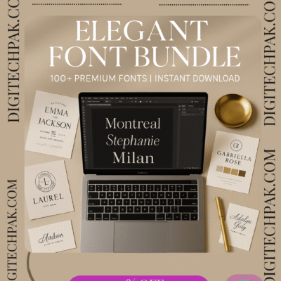 Elegant Font Bundle – Premium Fonts for Designers & Creators