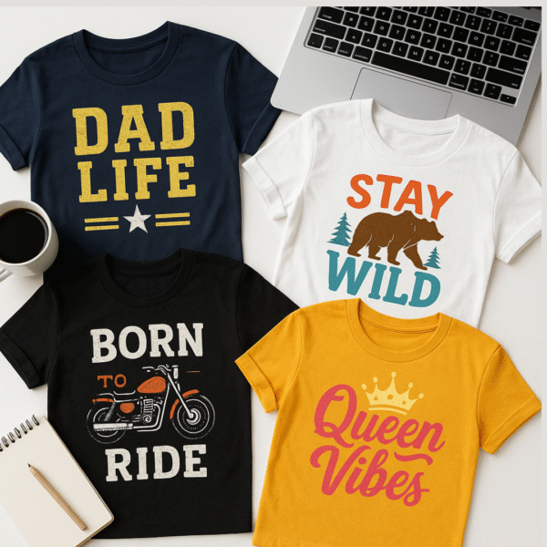 Mega T-shirt Designs Bundle – 500+ Premium SVGs for Merch