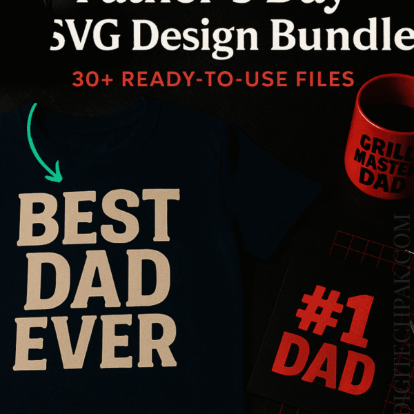 Father’s Day SVG Design Bundle – Funny & Loving Quotes for Cricut & POD