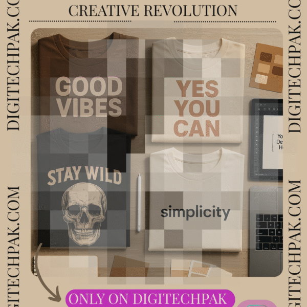 Custom T-Shirt Design Bundle for Creators – DigiTechPak
