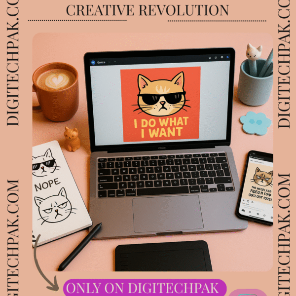 Funny Cat Sarcastic Sassy PNG Bundle – DigiTechPak