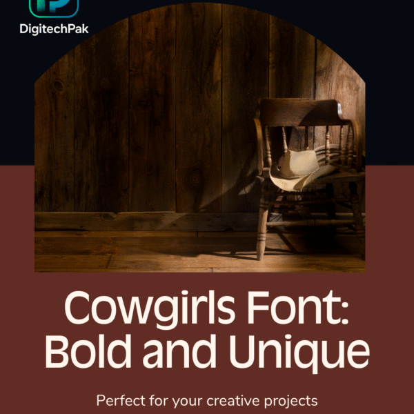 Cowgirls Font – Stylish Western Display Font | DigiTechPak