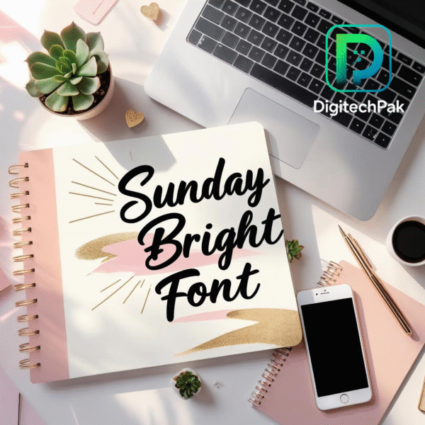 Sunday Bright Font – Elegant Script Typeface | DigiTechPak