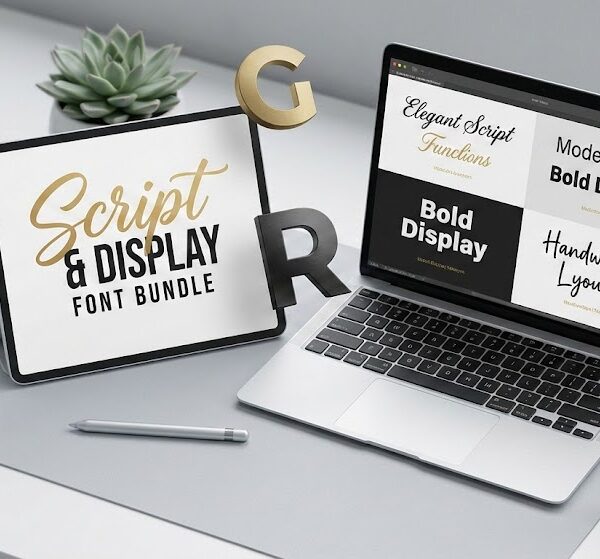 Script and Display Font Bundle Preview