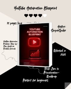 YouTube Automation Guide MRR | Faceless YouTube Channel Ebook | Start a YouTube Channel Step by Step | Digital Download + Resell Rights