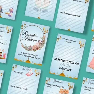 Ramadan Reflection Workbook – 16 Pages Printable & Digital PDF