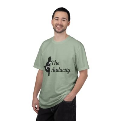 Peeking Cat Funny Graphic T-Shirt