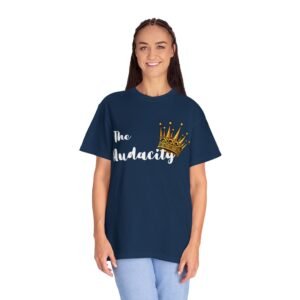 Royal Audacity - Minimalist Royal Typography T-Shirt