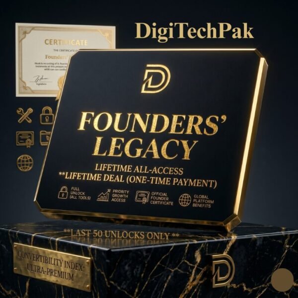 DigiTechPak VIP Lifetime Pass