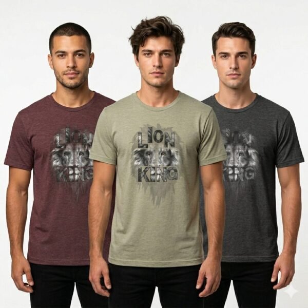 The Monarch’s Gaze: Vintage Lion Graphic Tee