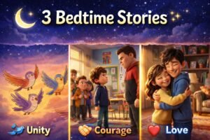 Kids Story 3 Bedtime Stories Pack – Bedtime Stories (Unity, Courage, Love)