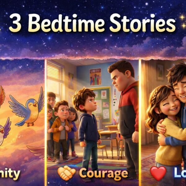 Kids Story 3 Bedtime Stories Pack – Bedtime Stories (Unity, Courage, Love)