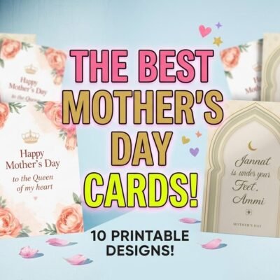 10 Printable Mother’s Day Cards Bundle – Elegant, Funny & Islamic Designs | Instant Download